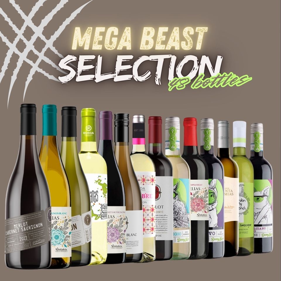 Mega Beast Selection 48 bottles case