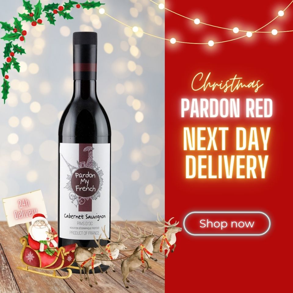 Pardon My French Red Next day 18 bottles