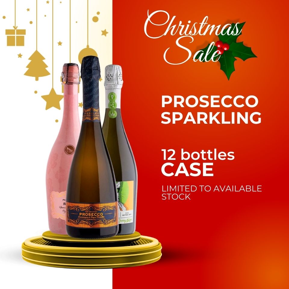 Prosecco Sparkling 12 Bottles Case