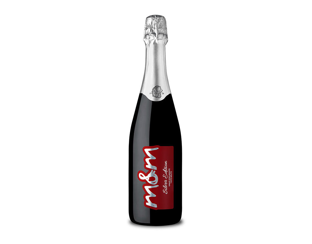 M & M Sparkling Silver Edition Red Brut