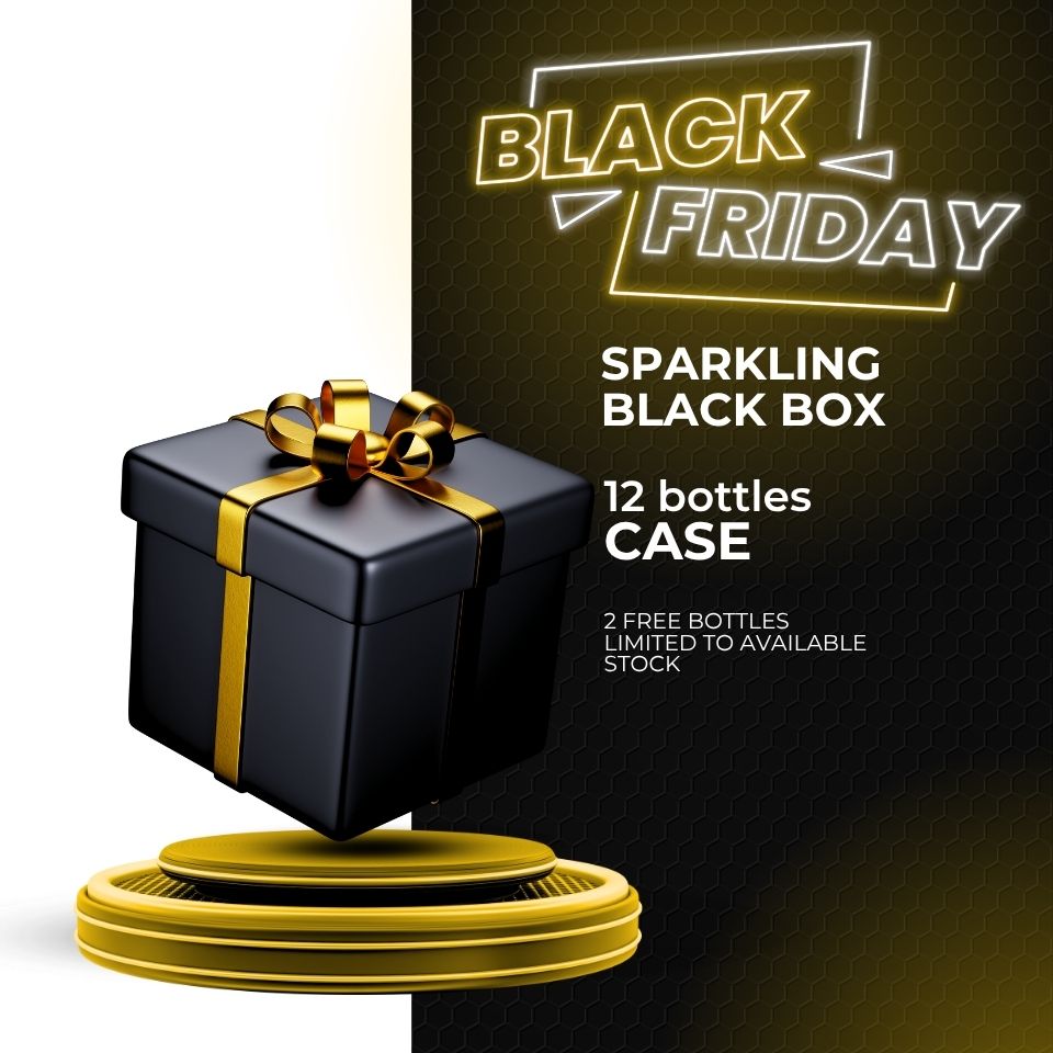 Sparkling Black Box 12 bottles case