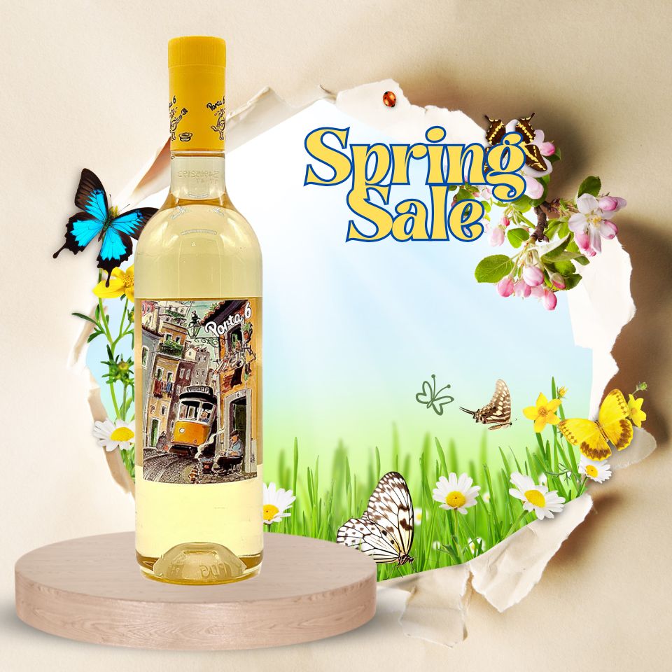 Porta 6 White Pet 48 bottles 15% Second Case