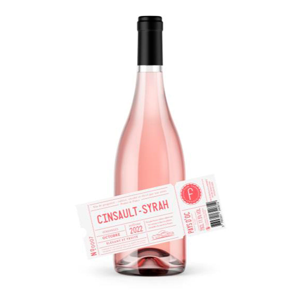 Ticket Cinsault and Syrah Rosé