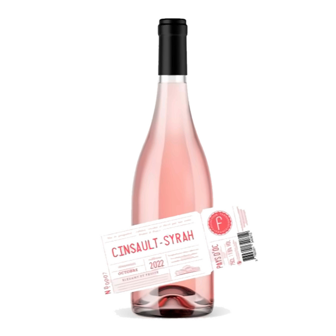 Ticket Cinsault and Syrah Rosé