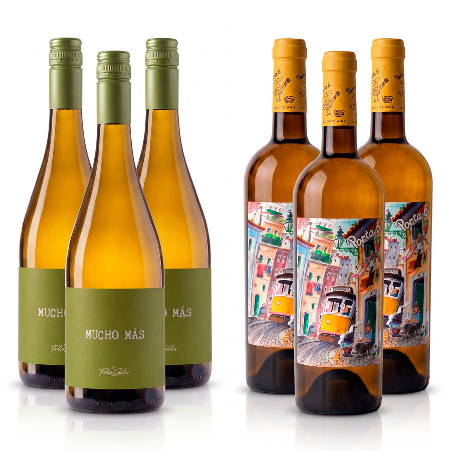 Mucho Más White vs Porta 6 White 12 Bottles Case